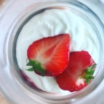 Cappuccino de fraise
