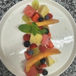 Assiette de fruits frais 🍓🫐🍉